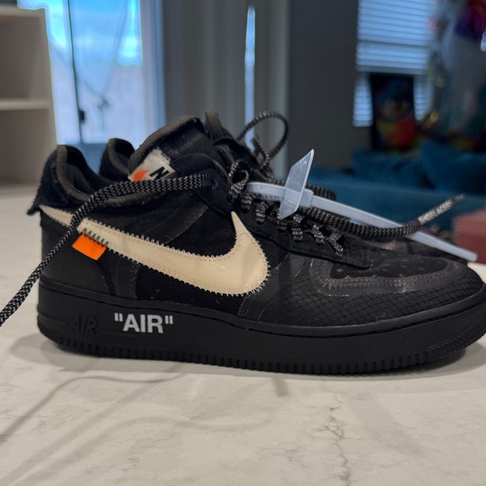 Nike Black and Cream Air Sneakers